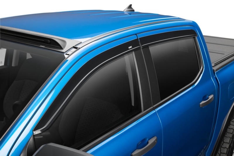 Ford Ranger SuperCrew Ventvisor - Husky Liners - Low Profile - Smoke - `19-`25